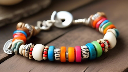 Crafting Sentiment with Style: The Charm of Bracelet Heishi Message - amangnyshop