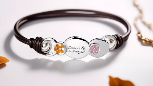 Create a Unique Keepsake: Bracelet with Personalized Message - amangnyshop