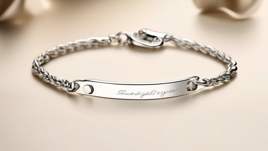 The Perfect Gift: Personalized Style with an Engraved Message Bracelet - amangnyshop