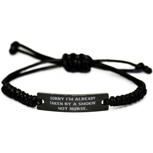 Black Rope Bracelet - amangnyshop