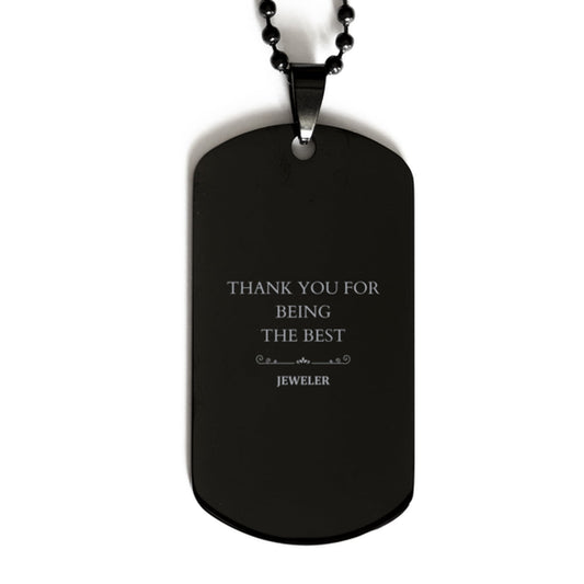 black dog tag jeweler engraved unique thank you for being the best perfect gift for veterans day confidence booster inspirational jewelry great for birthday and graduation shop now