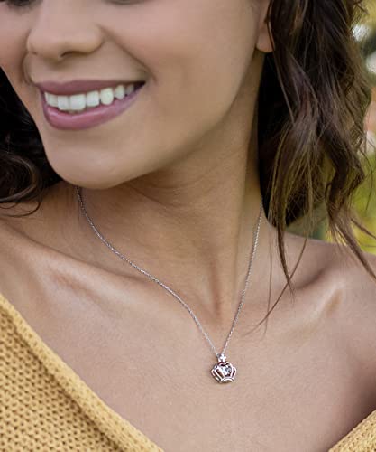 My Darling Wife, The Smile on My face just Looking at You says it All! Wife Crown Pendant Necklace, Brilliant Wife, Jewelry for Wife