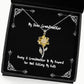 unique grandmother gifts being a grandmother is my reward for not killing my kids love christmas sunflower pendant necklace from grandmom