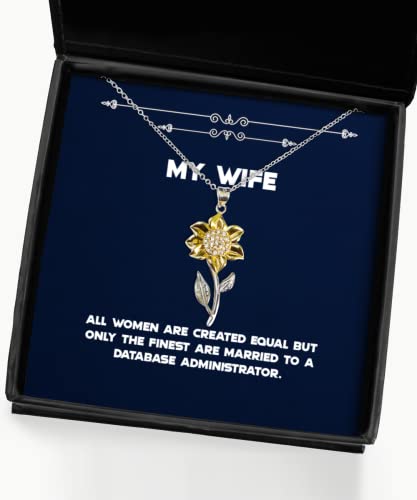 All Women Are Created Equal but Only the Finest Are Married to a. Sunflower Pendant Necklace, Wife Jewelry, Gag Gifts For Wife, , Gift ideas for him, Gift ideas for her, Gift ideas for kids, Gift