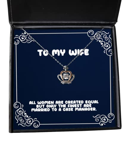 All Women are Created Equal but Only The Finest are. Crown Pendant Necklace, Wife Present from Husband, Love Jewelry for Wife, Gift Ideas for Wife, Present for Wife, Birthday Gift for Wife,