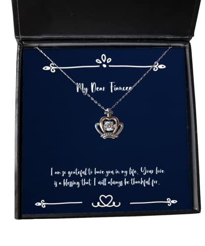 Useful Fiancee Gifts, I am so Grateful to Have You in My Life. Your Love is a, Unique Birthday Crown Pendant Necklace from, Gift Ideas for her, Gift Ideas for him, Gift Ideas for, Gift Ideas for