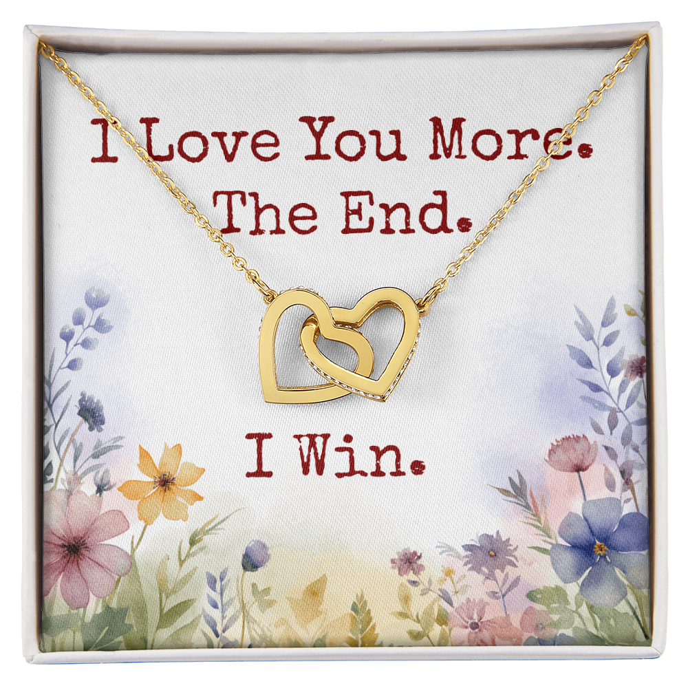 Gift for Wife, Girlfriend I Win Hearts Necklace