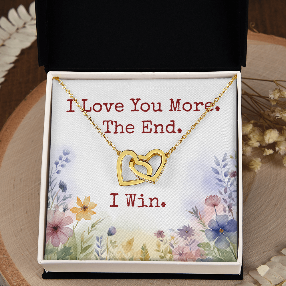 Gift for Wife, Girlfriend I Win Hearts Necklace