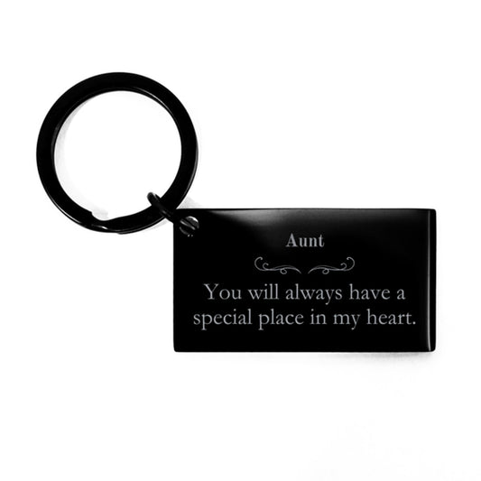 aunt engraved keychain youll always have a special place in my heart inspirational gift for birthday and christmas