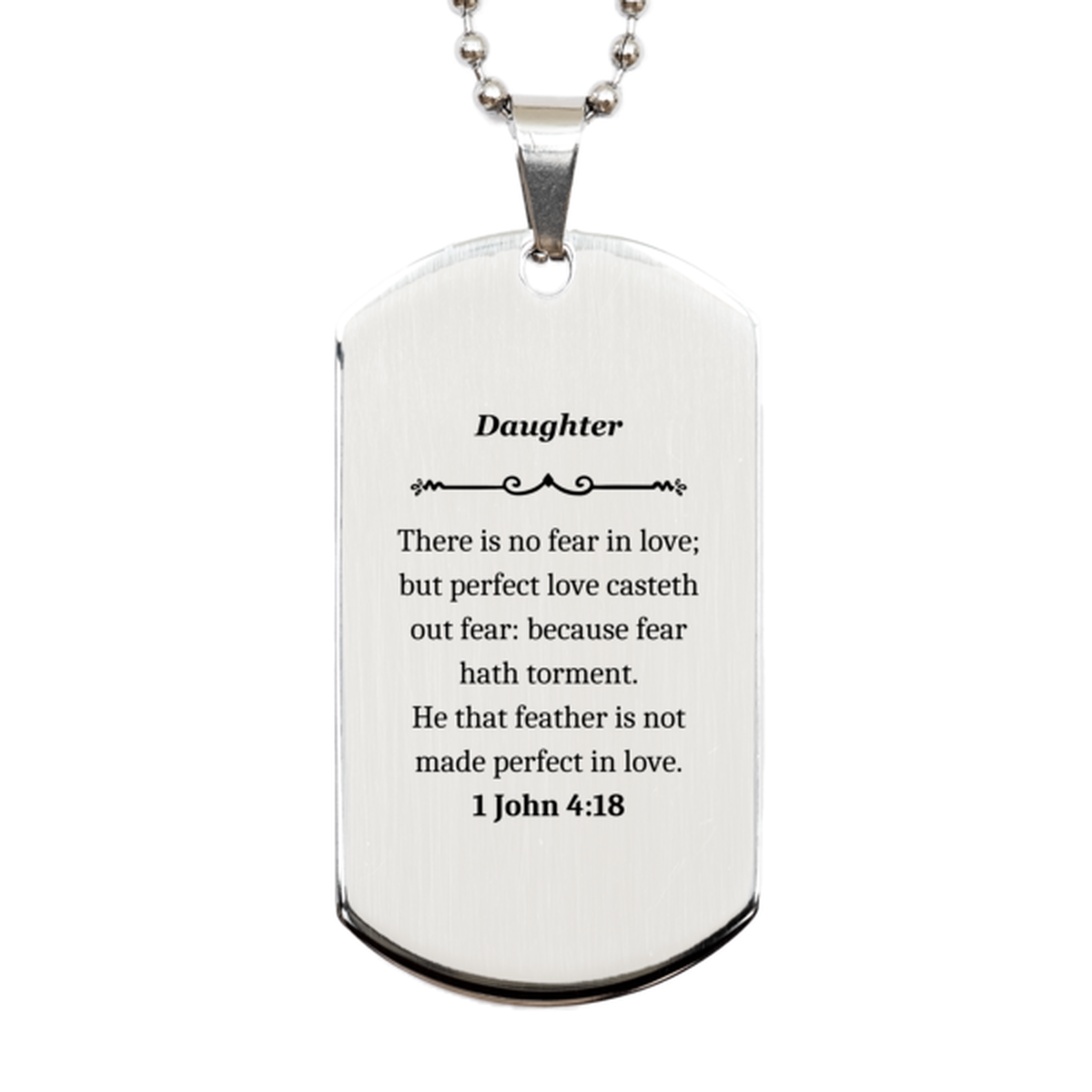 daughter encouragement gift silver dog tag engraved bible verse for graduation birthday christmas perfect inspirational jewelry for women