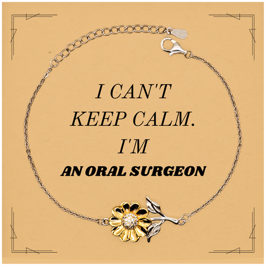 Oral Surgeon Sunflower Bracelet - Gift for Graduation, Confidence and Hope