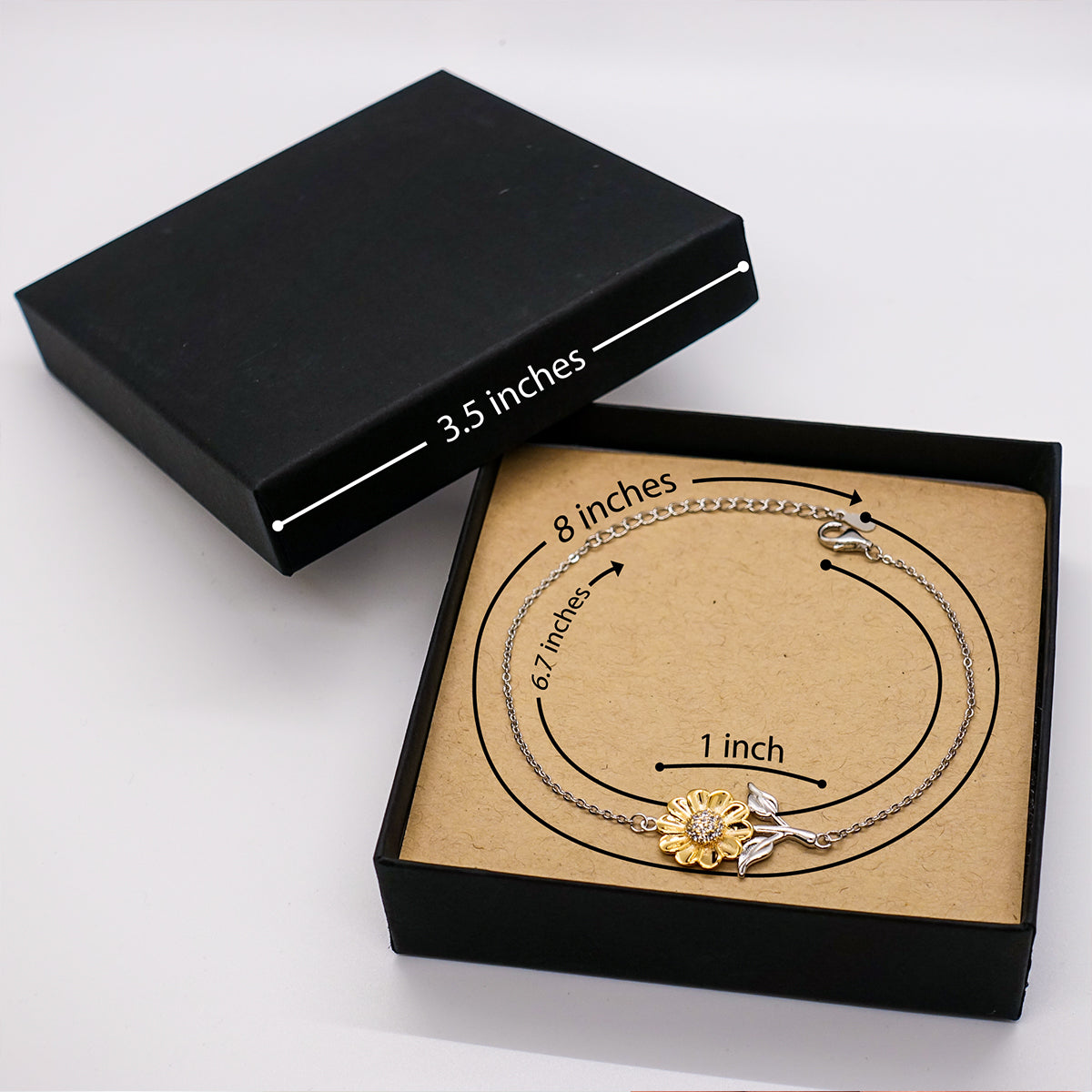 Thank you for being the best Magistrate Sunflower Bracelet | Appreciation Gift for Legal Professionals and Judges | Unique Engraved Jewelry for Birthday, Christmas, and Graduation Celebrations